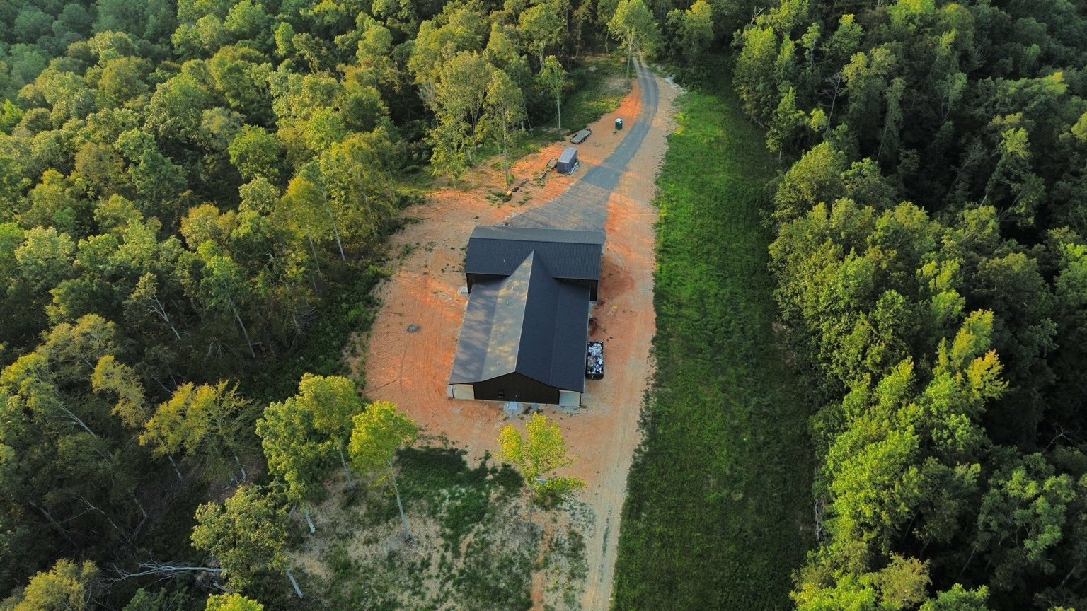 Construction aerial photography