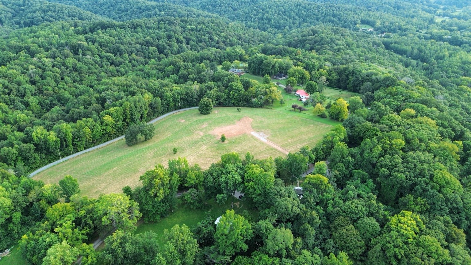 River bluff aerial
